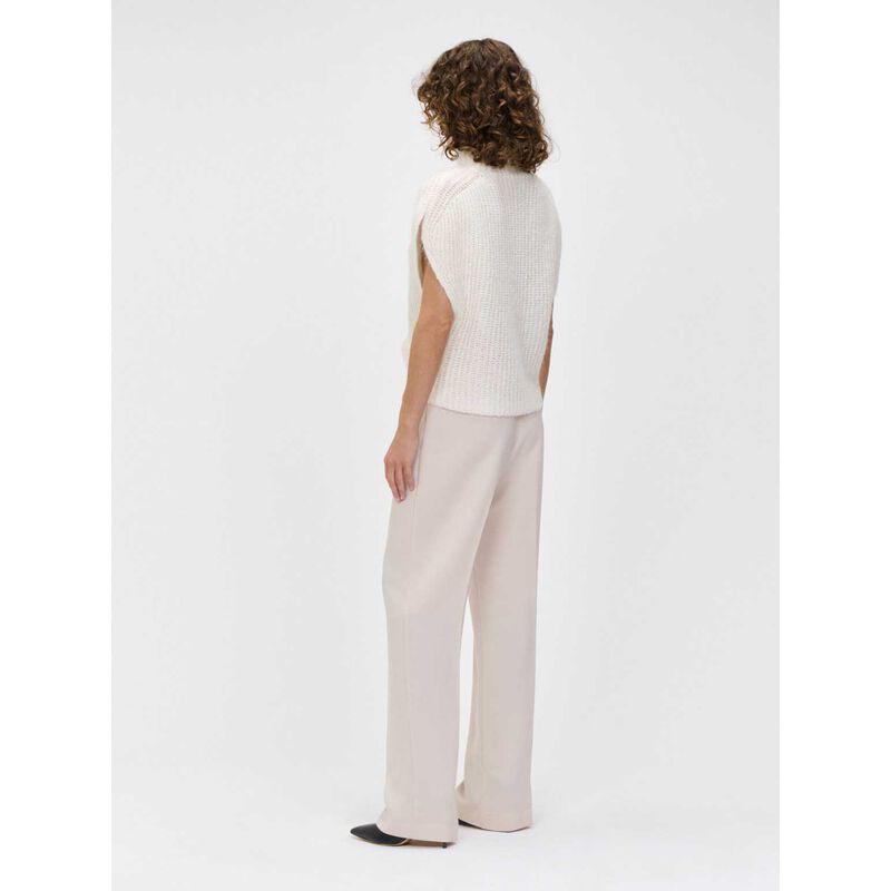 Veronika Maine Winter White Chunky Mohair Blend Tunic image number 1
